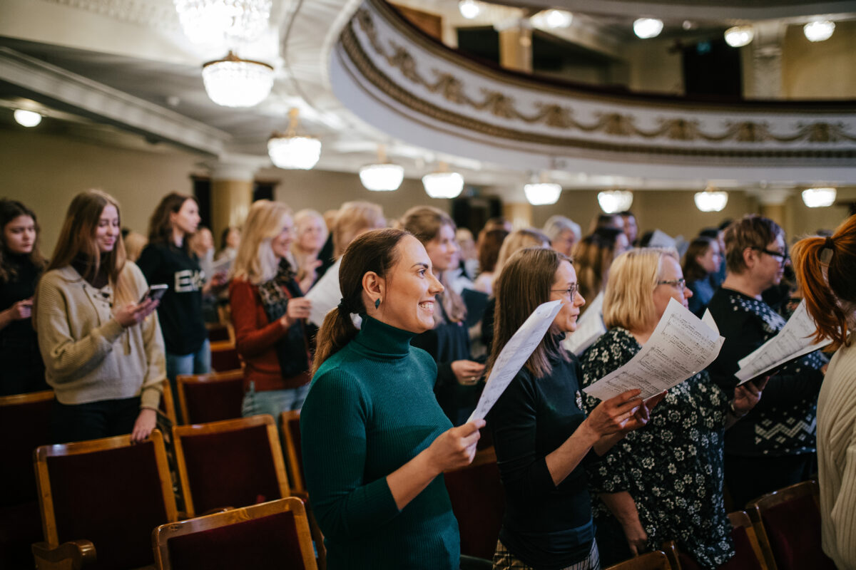 Tartu laulu ja tantsupidu 2024 tartulaulupidu proov silvertonisson 026 30032024